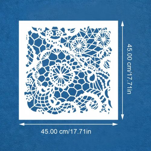 SL29 Stencil  Vintage európai ihletésű sablon 45x45